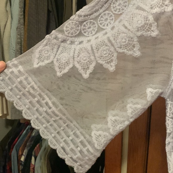 Rachel Zoe light purple duster - Picture 3 of 3